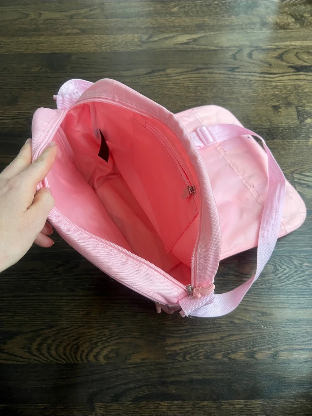 Pink Ballerina Crossbody Bag Messenger Bag Dance Ballet Approx. 14” x 11” x 5”